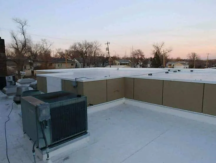 commercial flat roof