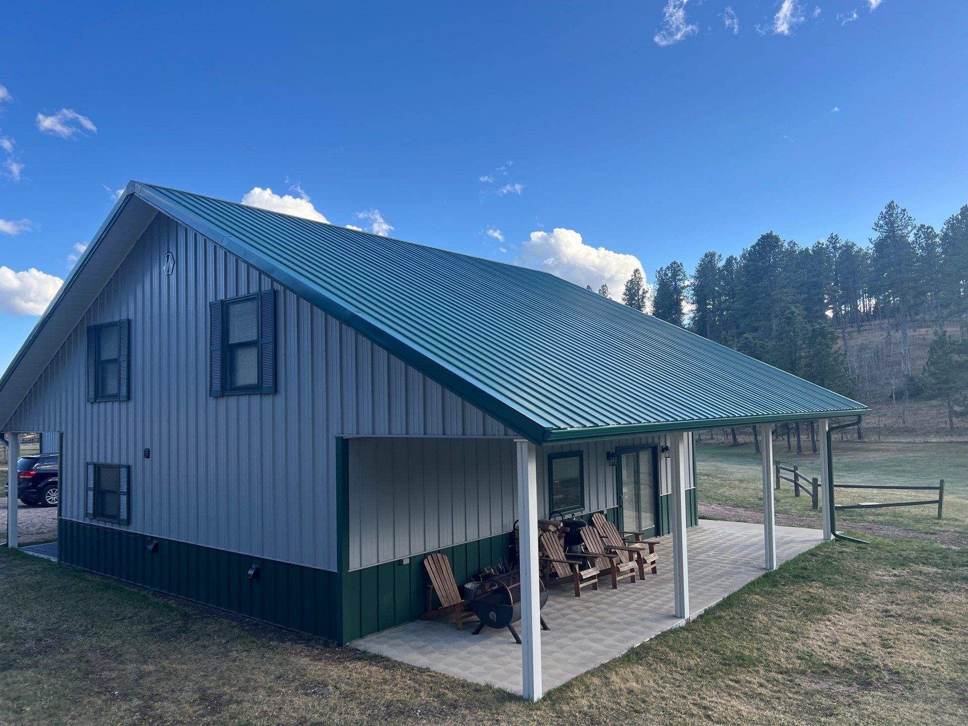 Metal Roofing in Rapid City, SD: Expert Installation, Repair & Replacement 3 26ga Tuf Rib Dark Green-RC 57702